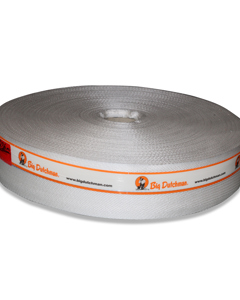 Egg belt 127mm white PP 1.5mm/woven